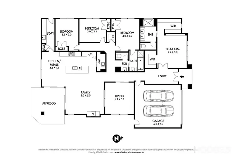 Floorplan of Homely house listing, 44 Cerberus Drive, Ocean Grove VIC 3226
