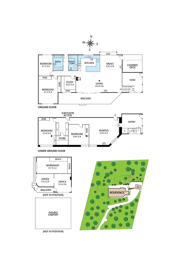 Floorplan of Homely house listing, 13 Brogil Road, North Warrandyte VIC 3113