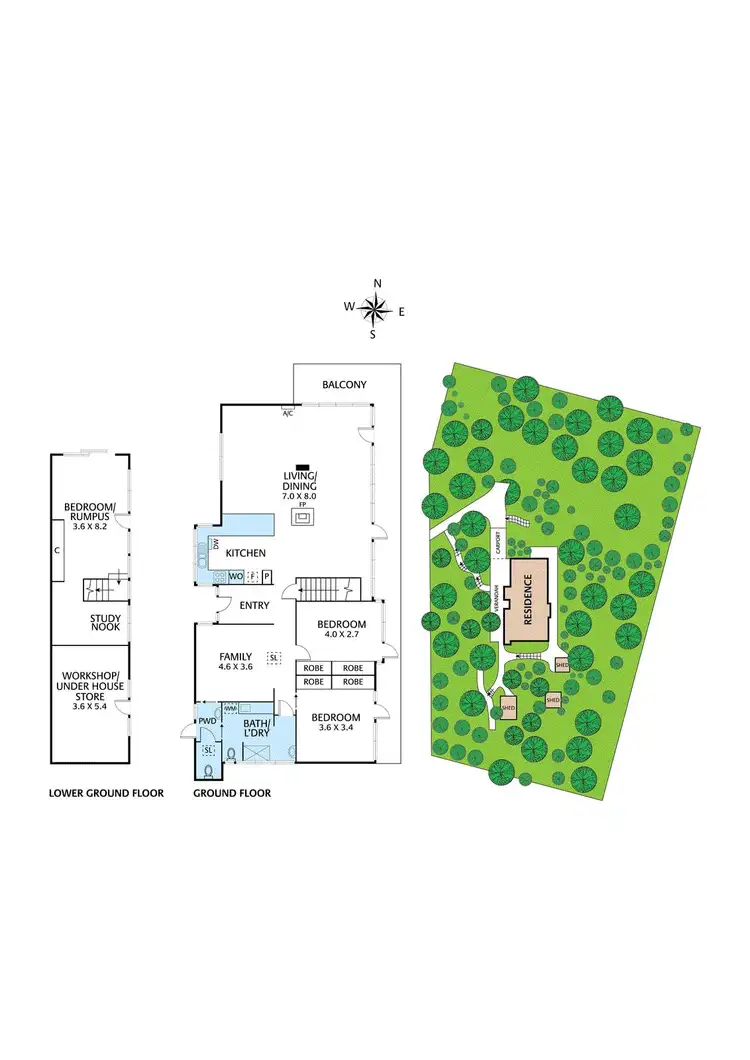 Floorplan of Homely house listing, 110 Kangaroo Ground Warrandyte Road, North Warrandyte VIC 3113