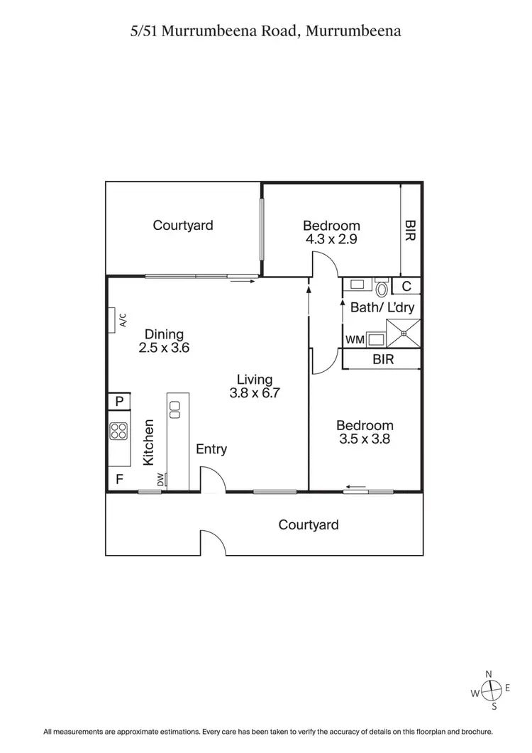 Floorplan of Homely apartment listing, 5/51 Murrumbeena Road, Murrumbeena VIC 3163