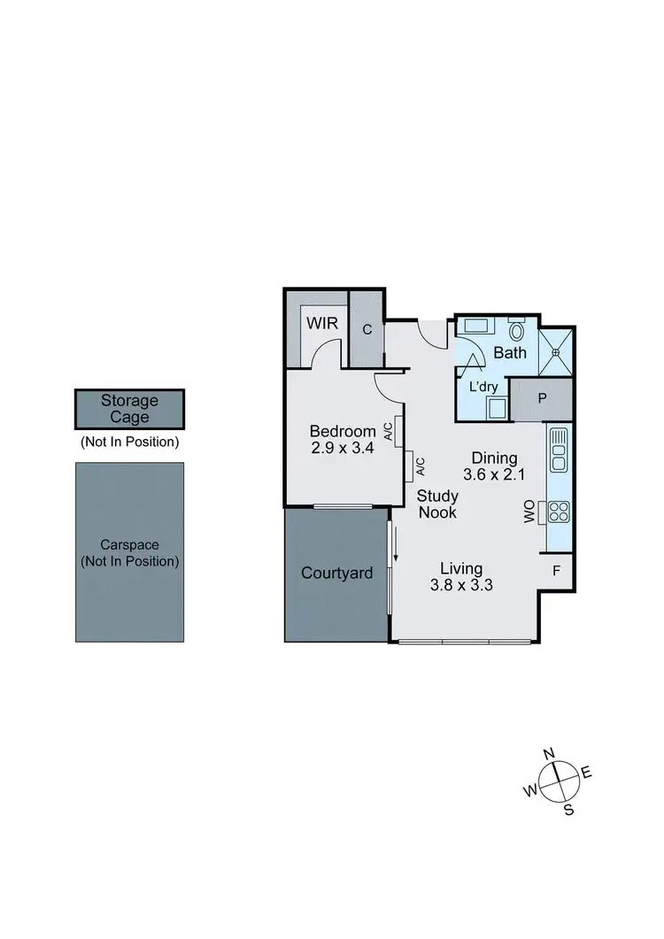 Floorplan of Homely apartment listing, G05/315 High Street, Ashburton VIC 3147