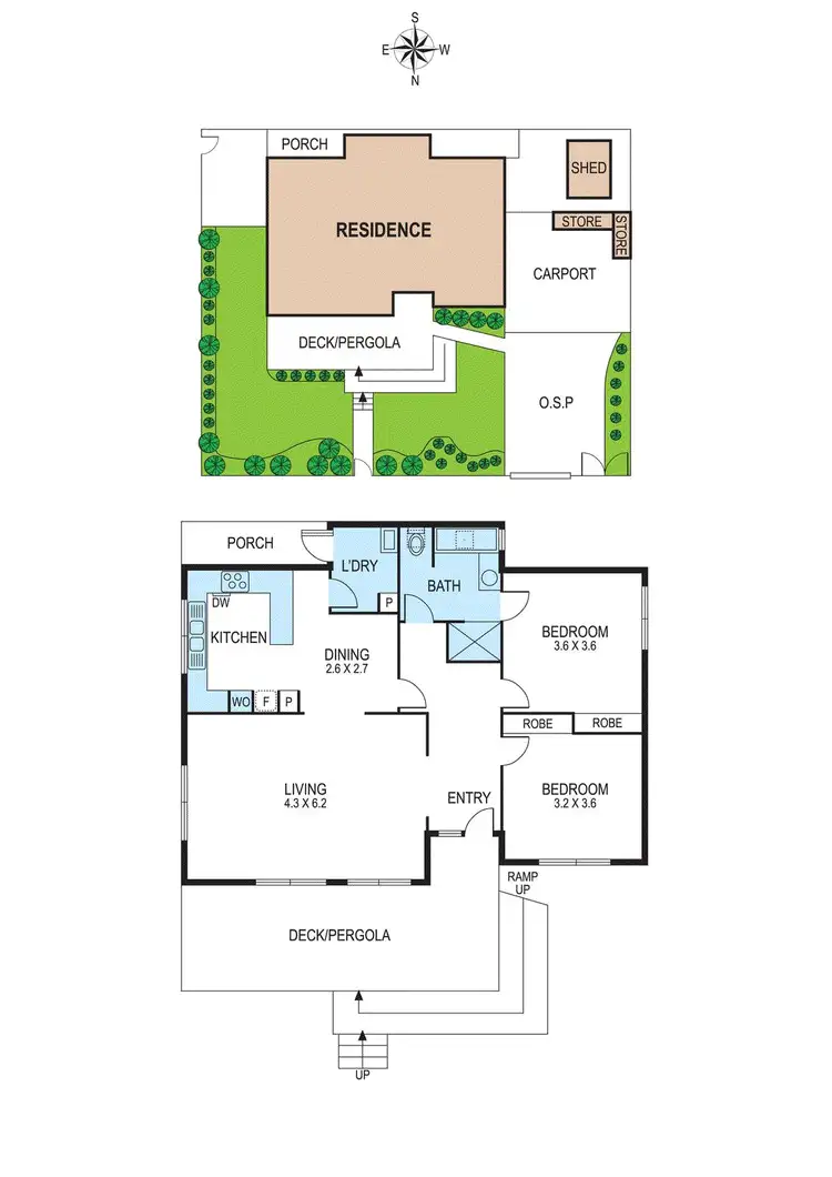Floorplan of Homely unit listing, 1/18 Gillard Street, Brighton East VIC 3187