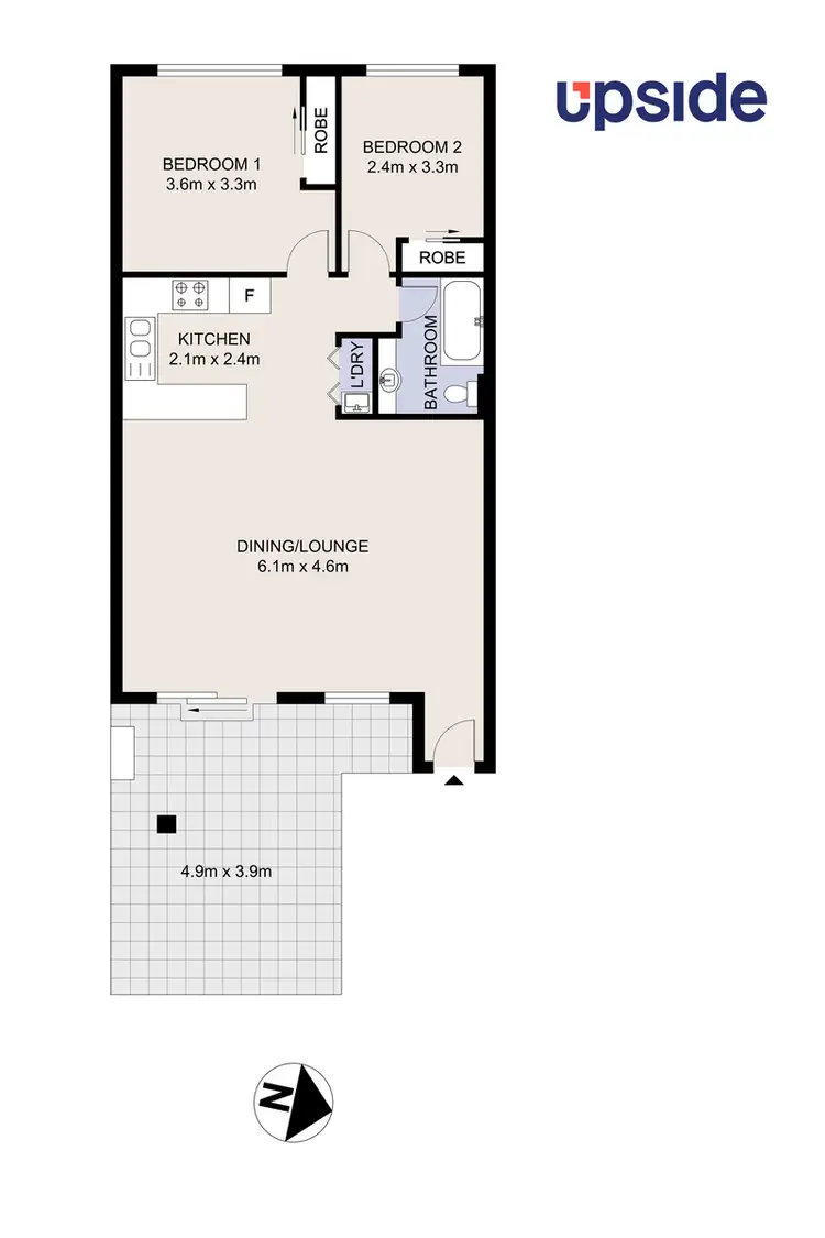 Floorplan of Homely unit listing, 108/37 Pacific Drive, Port Macquarie NSW 2444