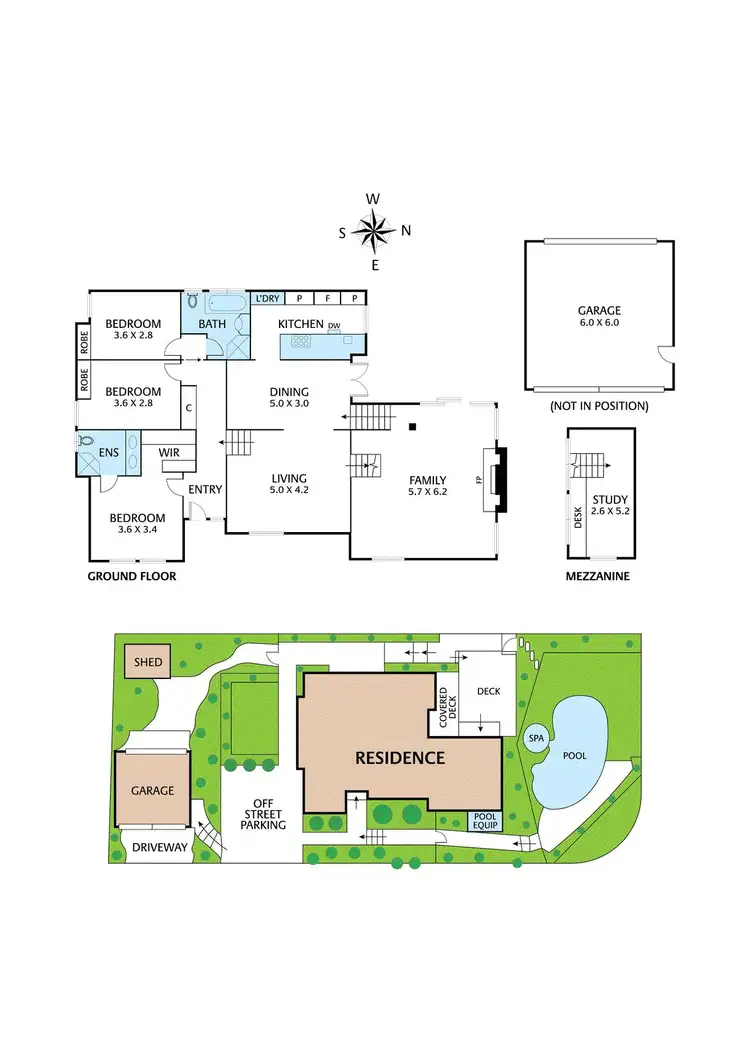 Floorplan of Homely house listing, 32 Ramptons Road, Eltham North VIC 3095