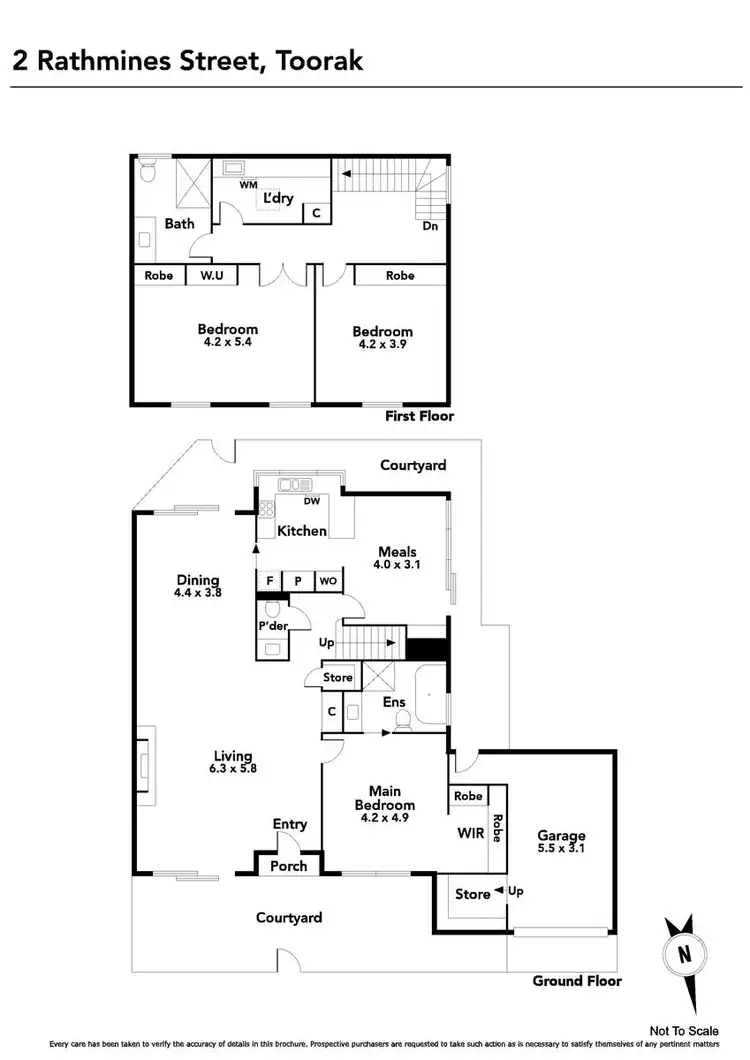 Floorplan of Homely house listing, 2 Rathmines Street, Toorak VIC 3142