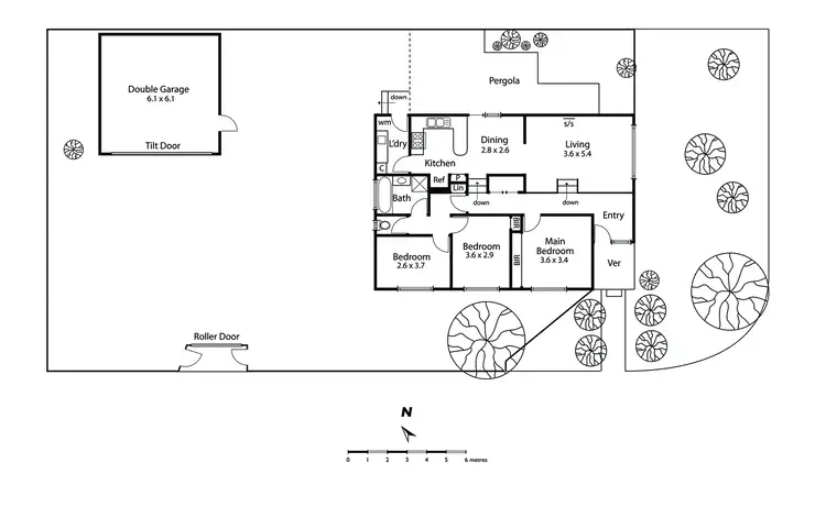 Floorplan of Homely house listing, 1 Minno Court, Frankston VIC 3199