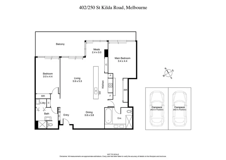 Floorplan of Homely apartment listing, 402/250 St Kilda Road, Southbank VIC 3006