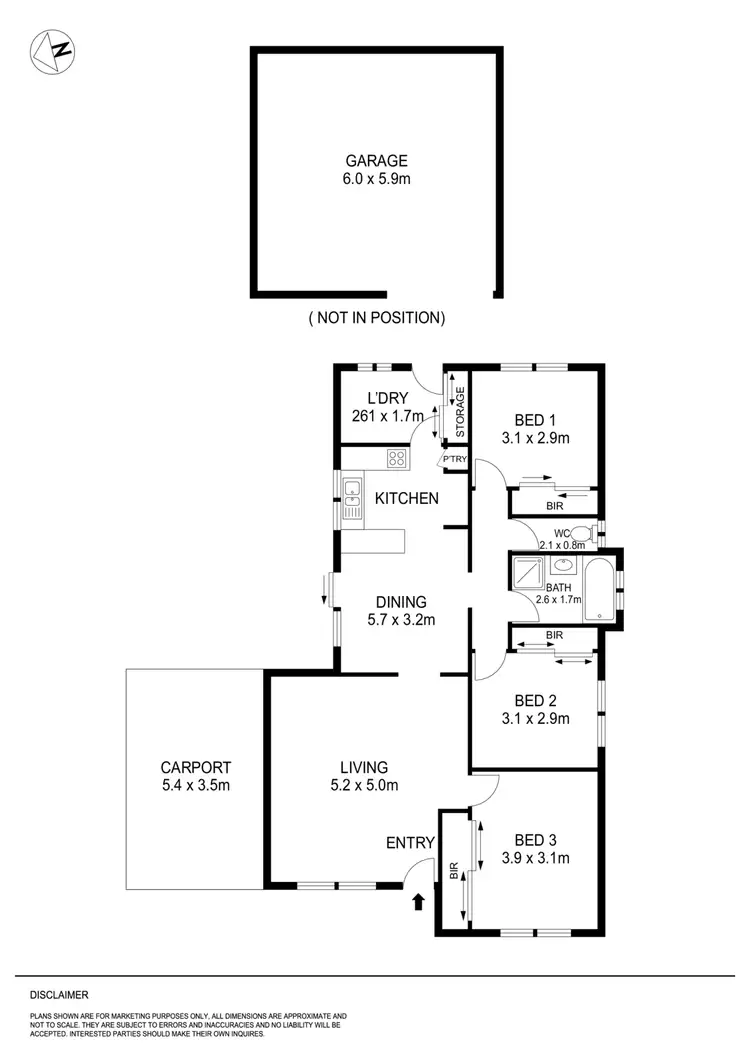 Floorplan of Homely house listing, 29 Jenkins Drive, Sebastopol VIC 3356