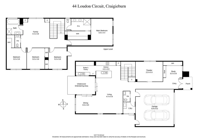 Floorplan of Homely house listing, 44 Loudon Circuit, Craigieburn VIC 3064