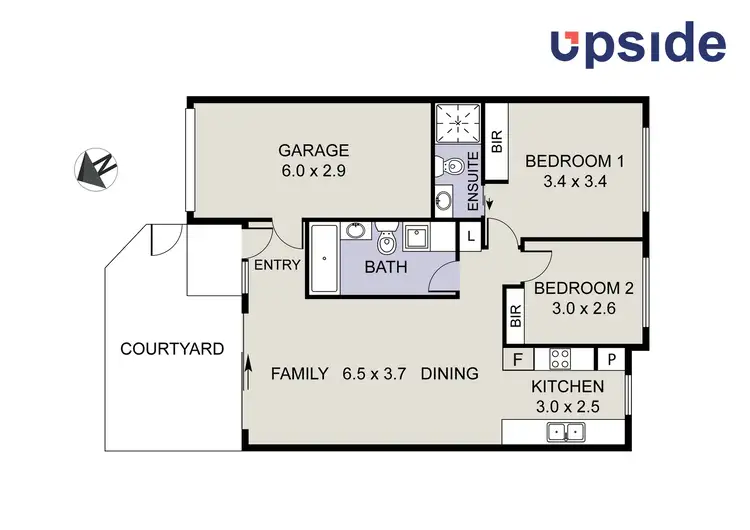 Floorplan of Homely townhouse listing, 12/2 Neil Currie Street, Casey ACT 2913