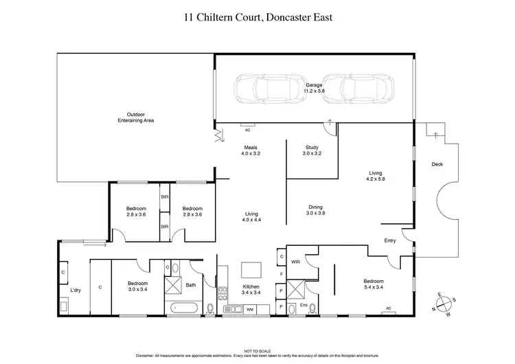 Floorplan of Homely house listing, 11 Chiltern Court, Doncaster East VIC 3109