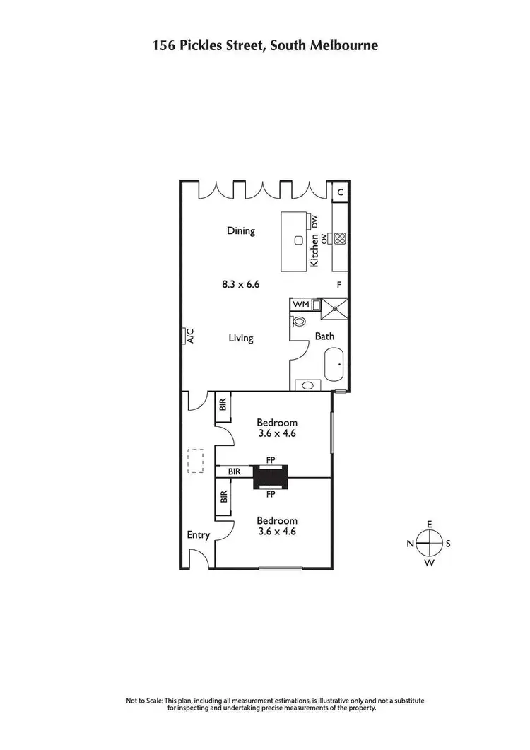 Floorplan of Homely house listing, 156 Pickles Street, South Melbourne VIC 3205