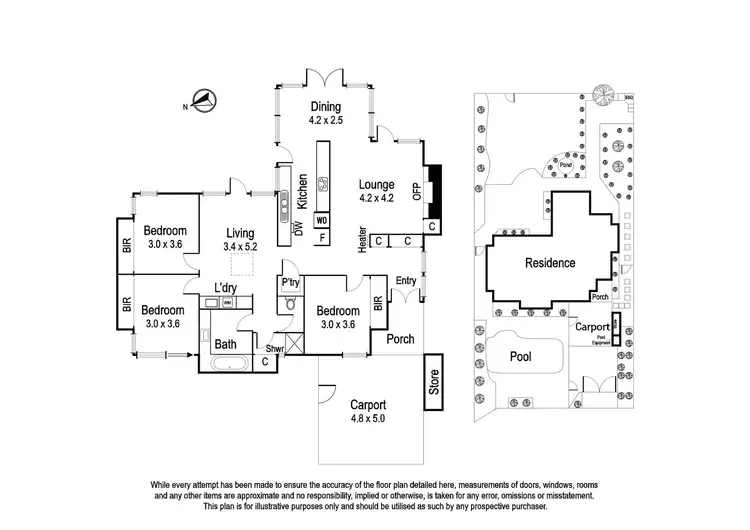 Floorplan of Homely house listing, 56 Buckingham Drive, Heidelberg VIC 3084