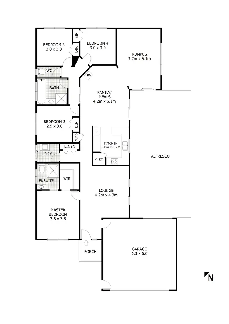 Floorplan of Homely house listing, 7 Greenwood Rise, Broadford VIC 3658