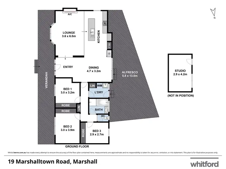 Floorplan of Homely house listing, 19 Marshalltown Road, Marshall VIC 3216