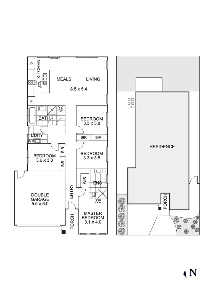 Floorplan of Homely house listing, 9 Burrell Way, Mernda VIC 3754