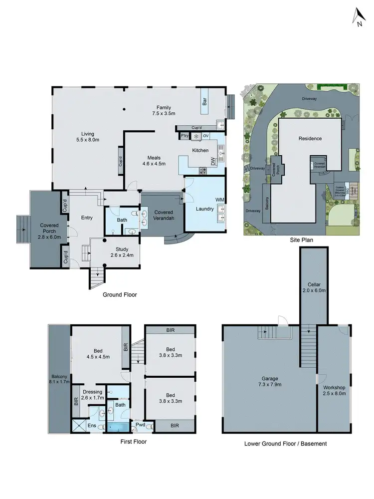 Floorplan of Homely house listing, 24A Oakern Street, Mount Waverley VIC 3149