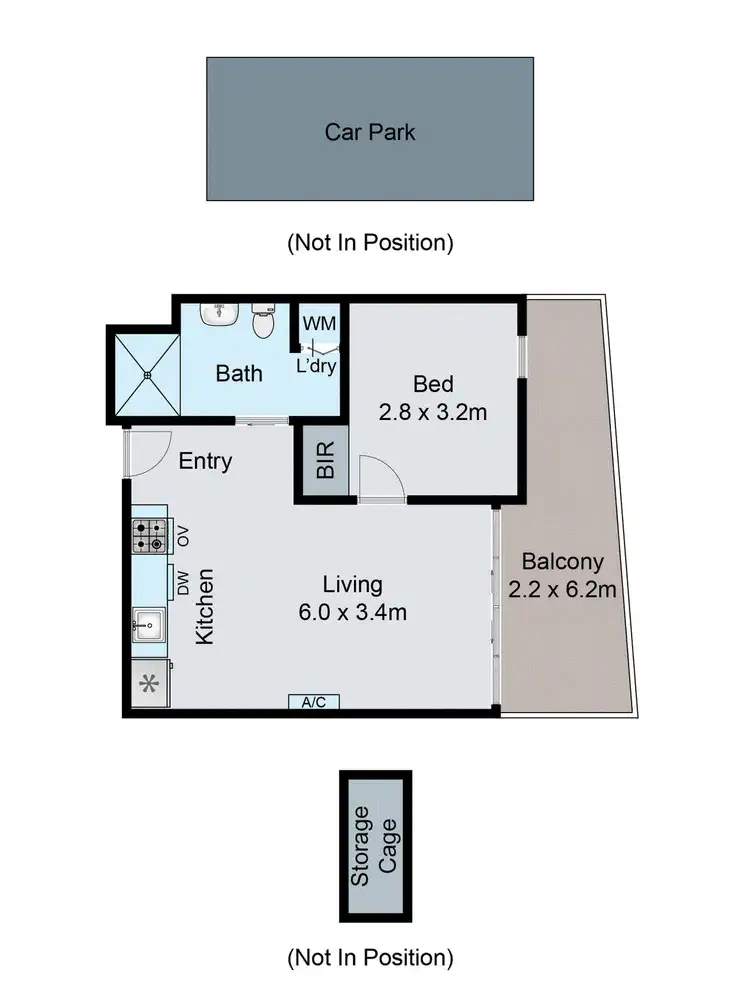 Floorplan of Homely apartment listing, 503/19-21 Hanover Street, Oakleigh VIC 3166