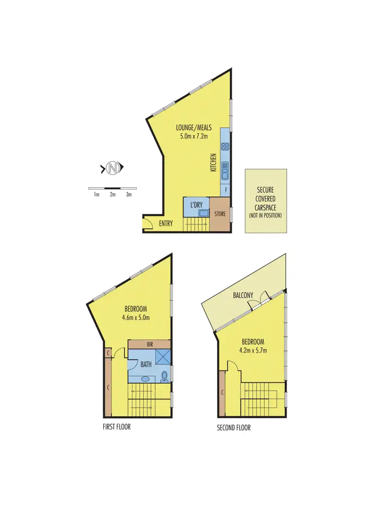 Floorplan of Homely apartment listing, 1/36 Berkeley Street, Carlton VIC 3053