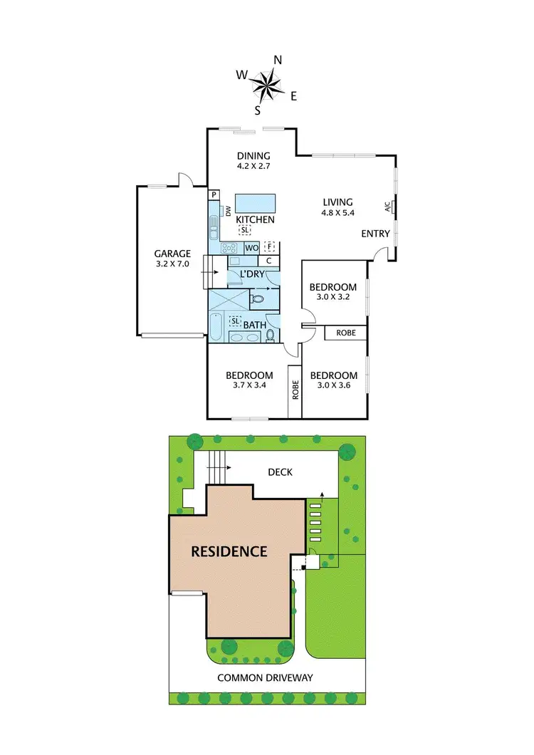 Floorplan of Homely unit listing, 1/31 Williams Road, Briar Hill VIC 3088