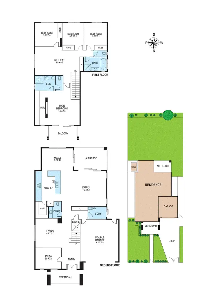 Floorplan of Homely house listing, 8 Tovan Akas Avenue, Bentleigh VIC 3204
