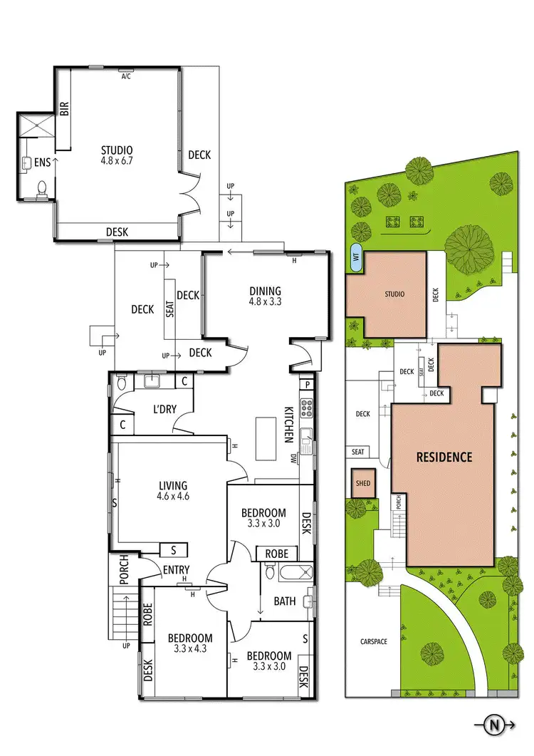 Floorplan of Homely house listing, 3 Hopetoun Avenue, Brunswick West VIC 3055