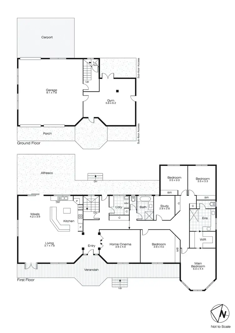 Floorplan of Homely house listing, 16 Pinewood Drive, Ballarat North VIC 3350