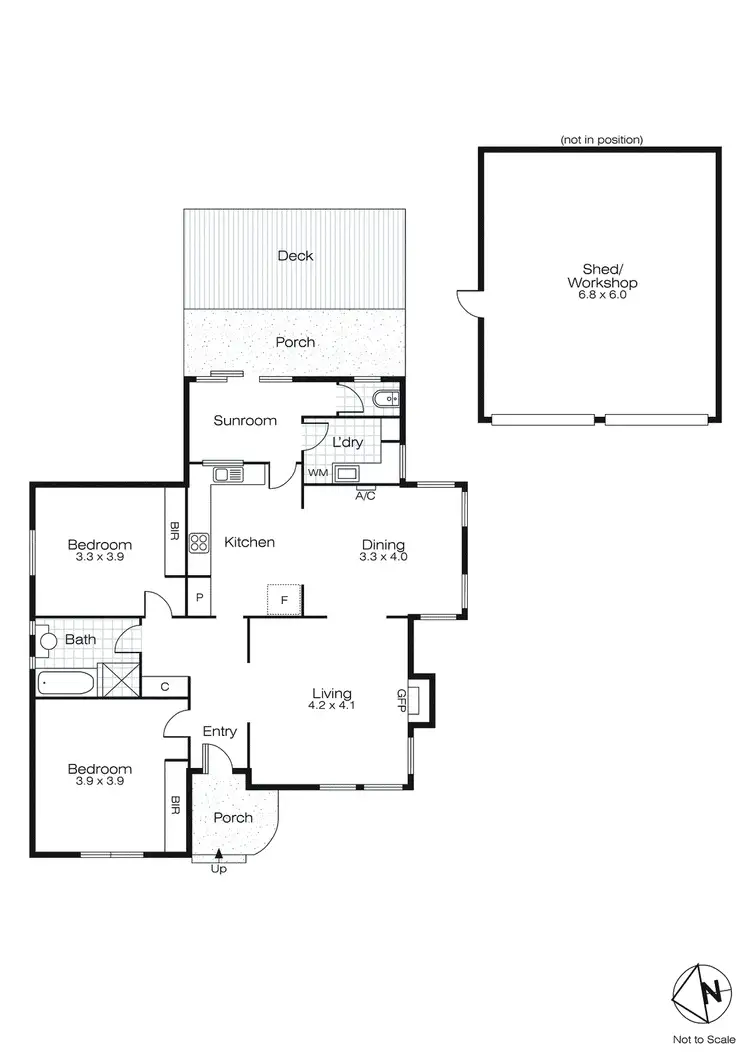 Floorplan of Homely house listing, 14 Essex Street, Wendouree VIC 3355