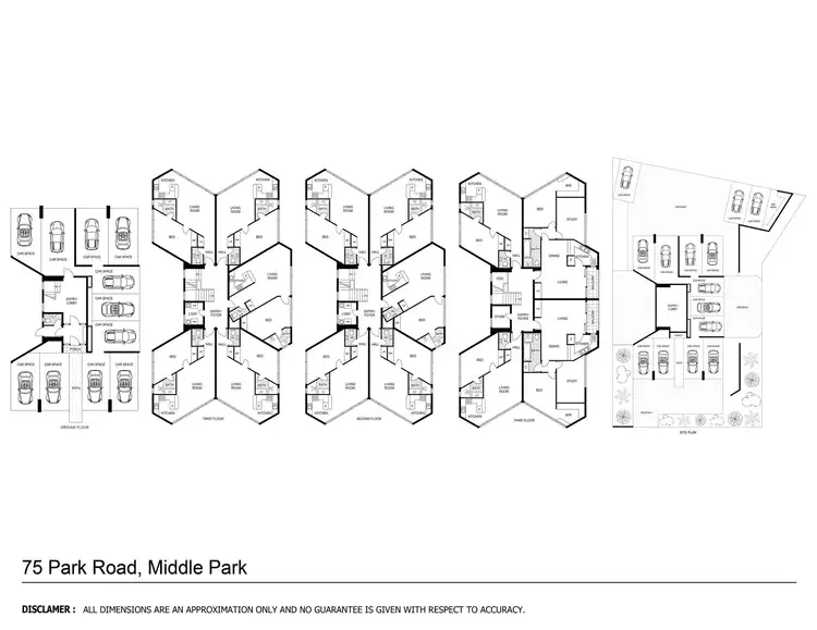 Floorplan of Homely block of units listing, 75 Park Road, Middle Park VIC 3206