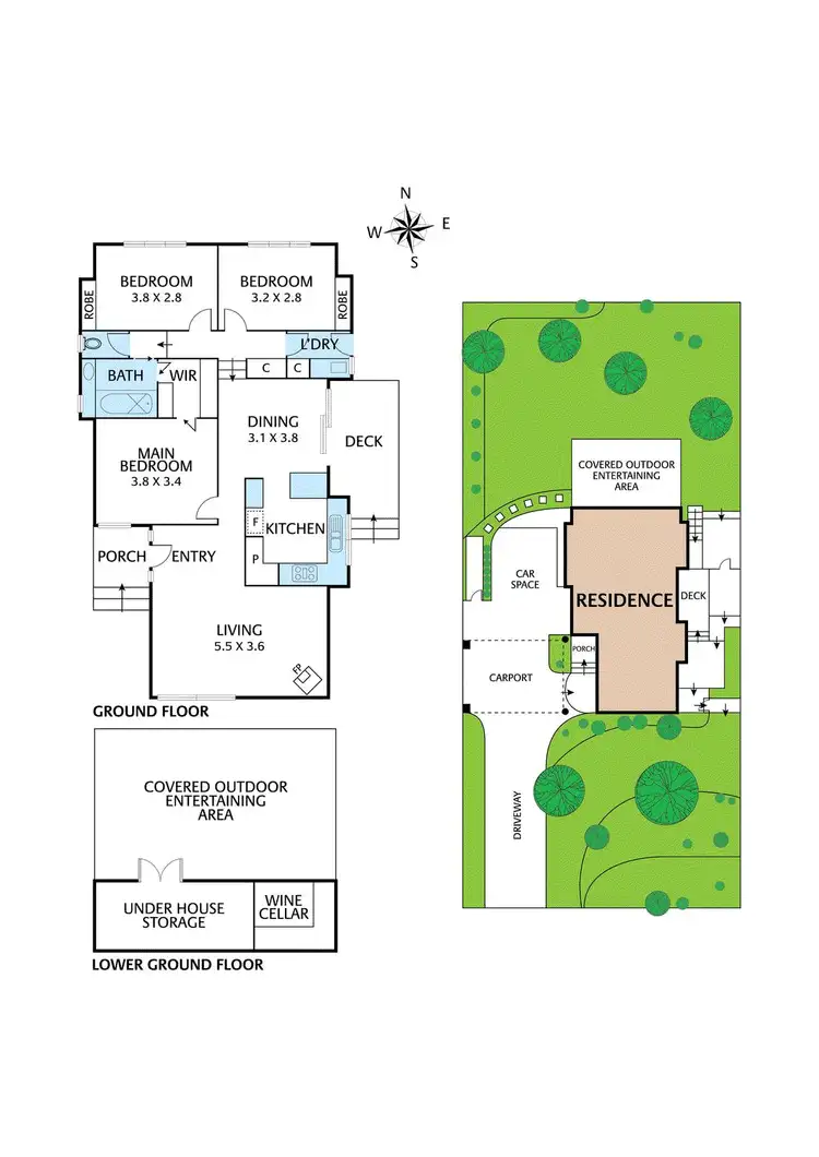 Floorplan of Homely house listing, 15 Cromwell Street, Eltham VIC 3095