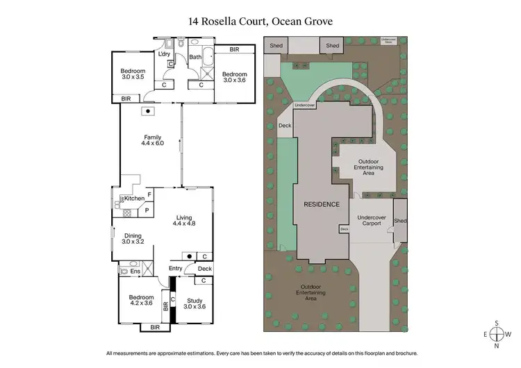 Floorplan of Homely house listing, 14 Rosella Court, Ocean Grove VIC 3226
