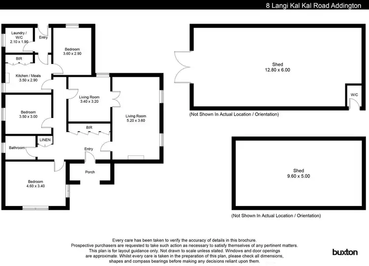 Floorplan of Homely house listing, 8 Langi Kal Kal Road, Addington VIC 3352