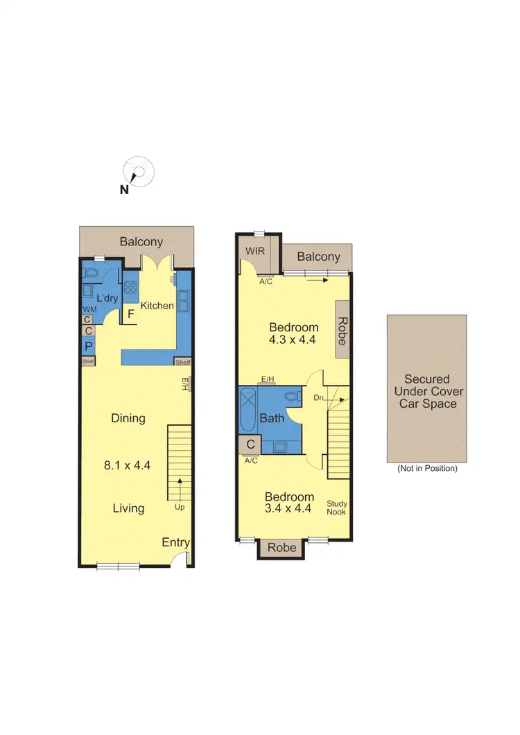 Floorplan of Homely townhouse listing, 7/1349 Toorak Road, Camberwell VIC 3124