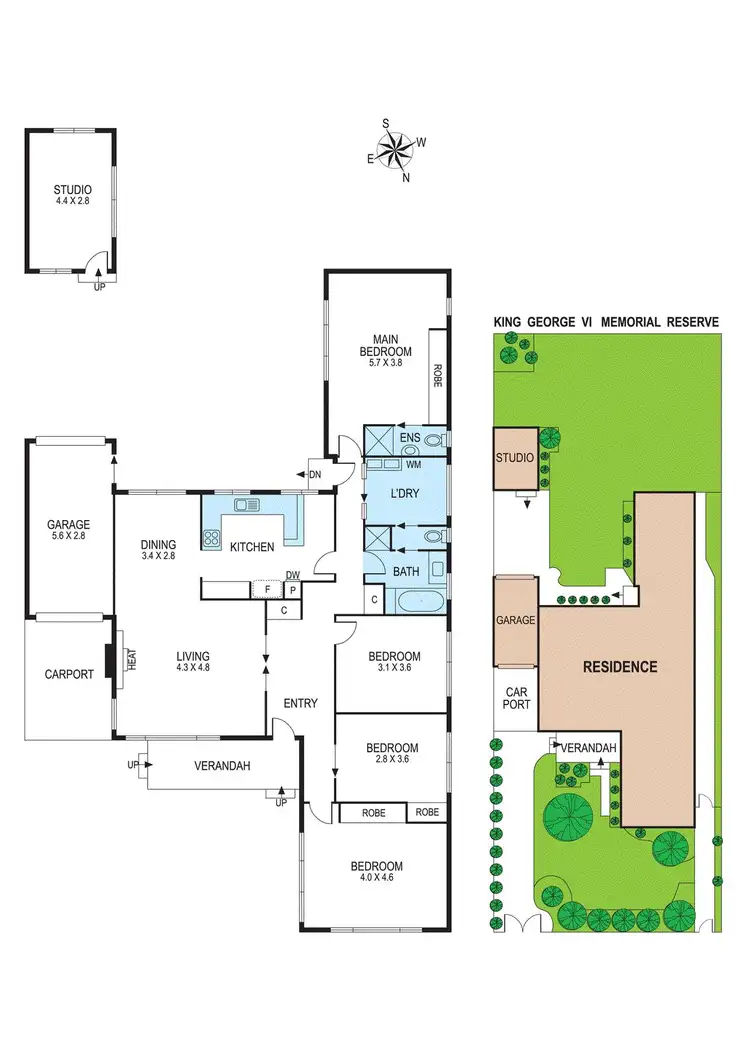 Floorplan of Homely house listing, 10 Clarence Street, Bentleigh East VIC 3165