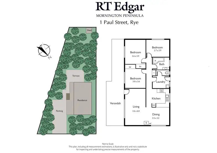 Floorplan of Homely house listing, 1 Paul Street, Rye VIC 3941