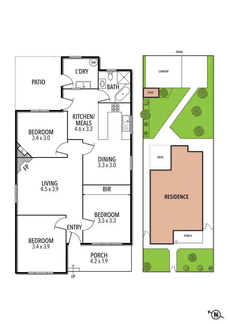 Floorplan of Homely house listing, 10 Kelson Street, Coburg VIC 3058