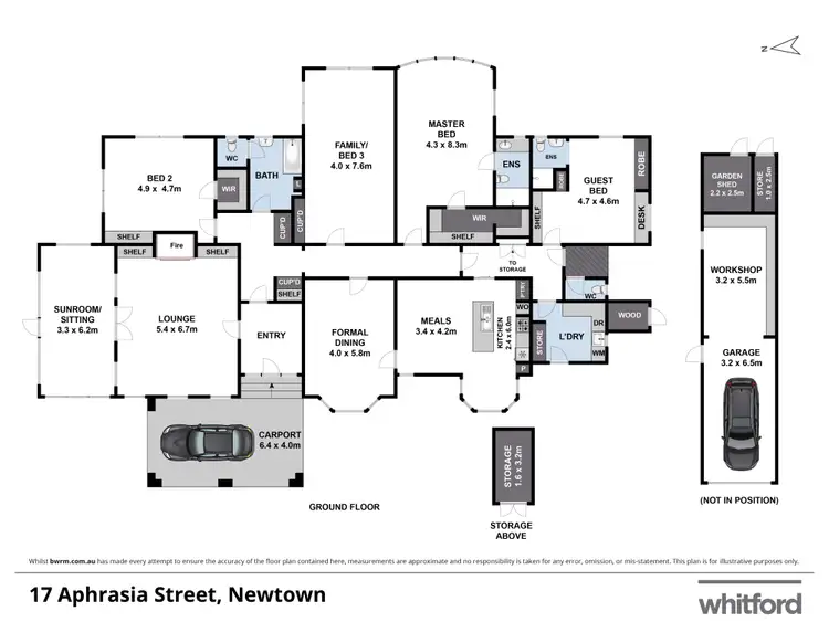 Floorplan of Homely house listing, 17 Aphrasia Street, Newtown VIC 3220