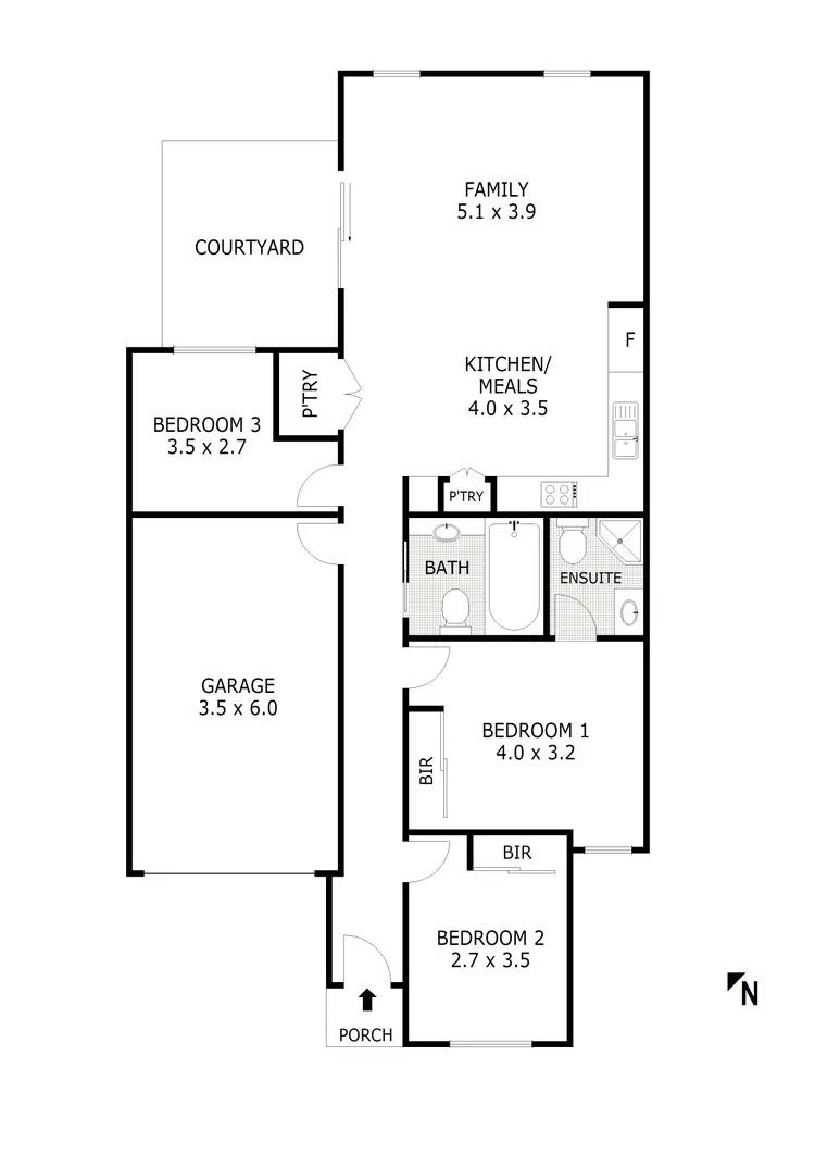Floorplan of Homely house listing, 6 Medallion Ave, Beveridge VIC 3753