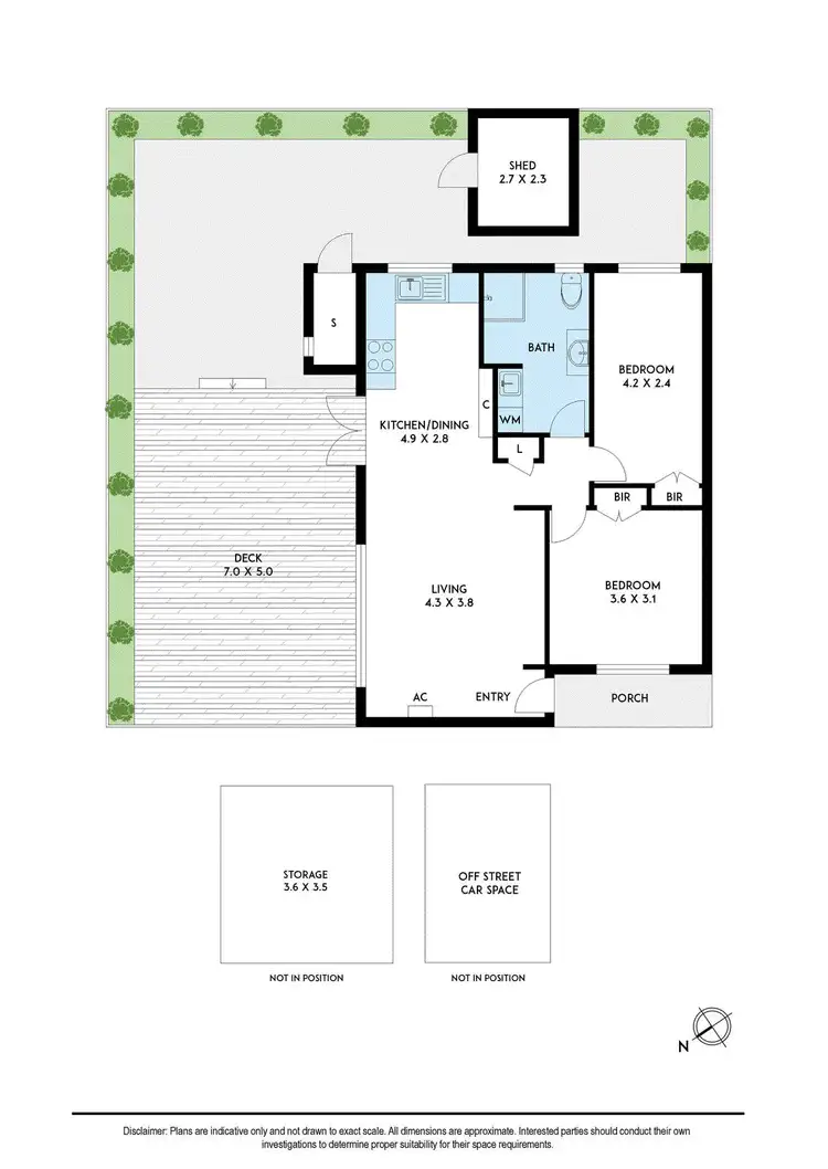 Floorplan of Homely unit listing, 3/20-22 Bainbridge Avenue, Seaford VIC 3198