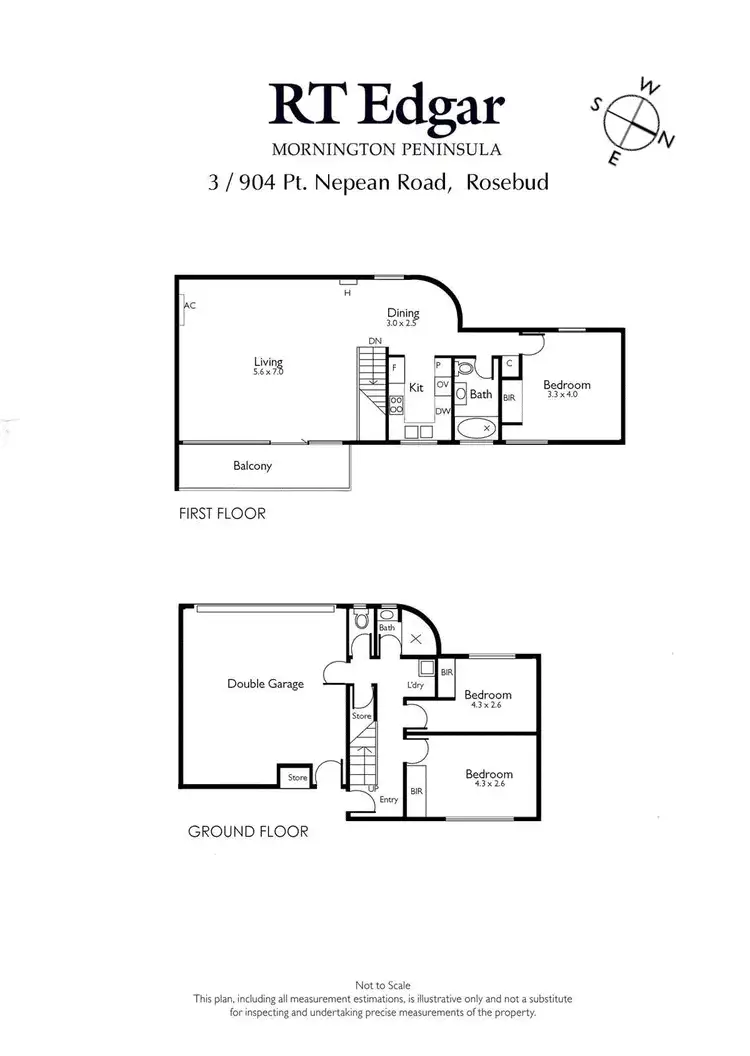 Floorplan of Homely unit listing, 3/904 Point Nepean Road, Rosebud VIC 3939