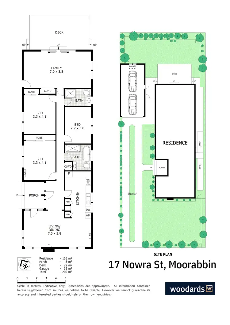Floorplan of Homely house listing, 17 Nowra Street, Moorabbin VIC 3189