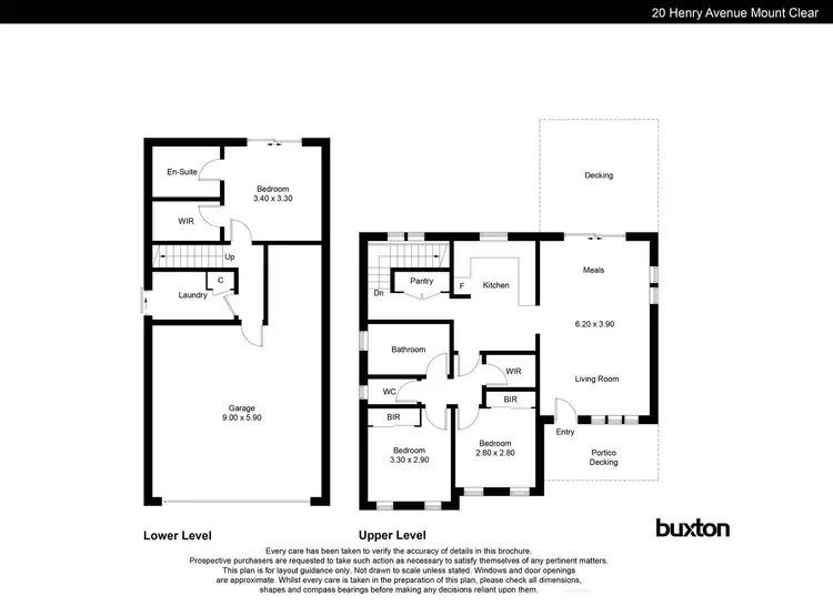 Floorplan of Homely house listing, 20 Henry Avenue, Mount Clear VIC 3350