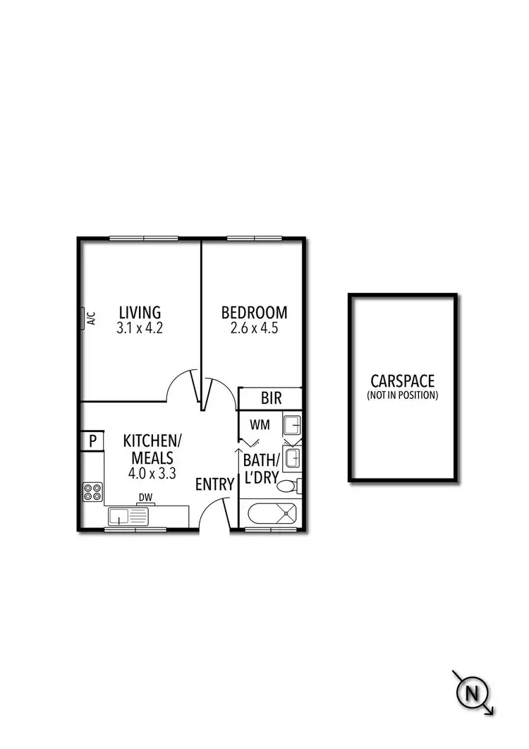 Floorplan of Homely unit listing, 5/25 Harold Street, Ascot Vale VIC 3032