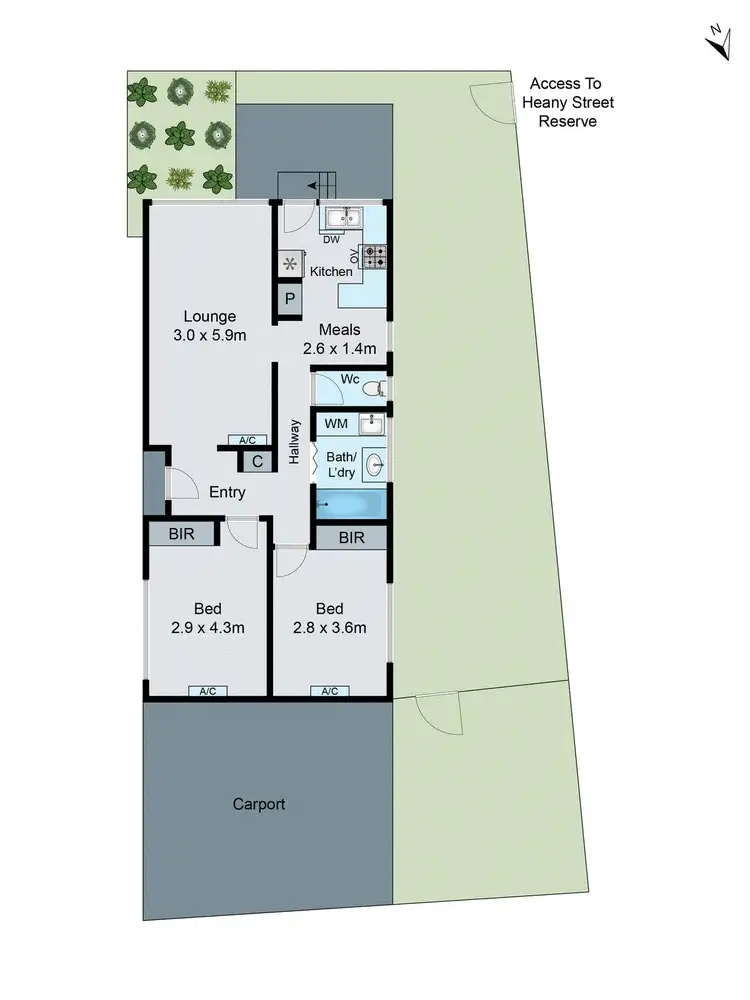 Floorplan of Homely unit listing, 3/17 Heany Street, Mount Waverley VIC 3149