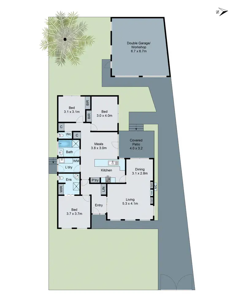 Floorplan of Homely house listing, 109 Westall Road, Clayton South VIC 3169