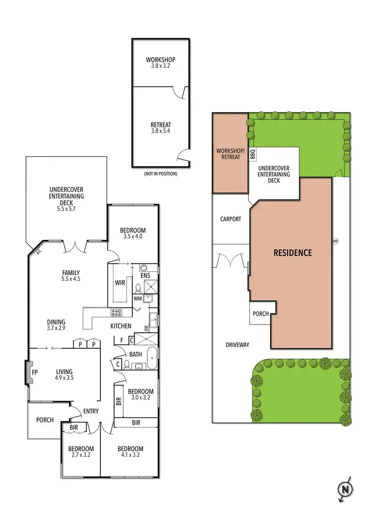 Floorplan of Homely house listing, 90 Noga Avenue, Keilor East VIC 3033