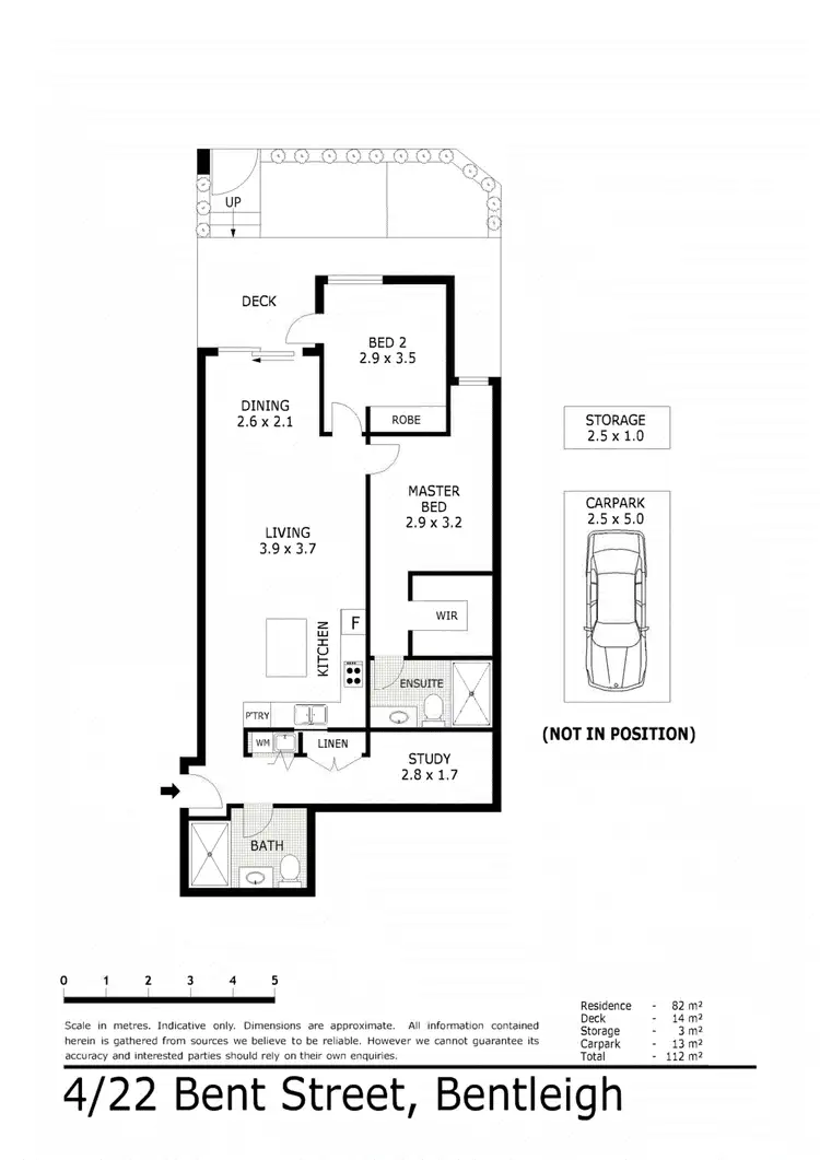 Floorplan of Homely apartment listing, 4/22 Bent Street, Bentleigh VIC 3204