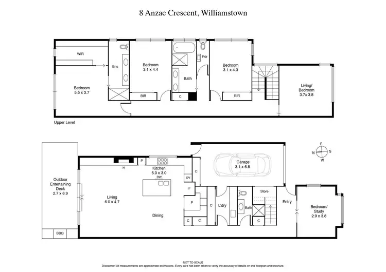 Floorplan of Homely house listing, 8 Anzac Crescent, Williamstown VIC 3016
