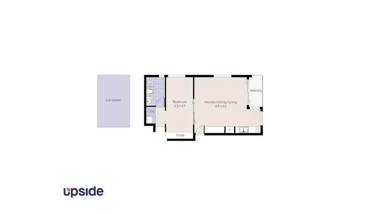 Floorplan of Homely unit listing, 401/14 Honeysuckle Drive, Newcastle NSW 2300