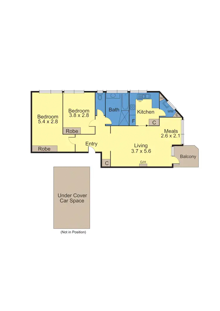Floorplan of Homely apartment listing, 12/39 Nepean Highway, Elsternwick VIC 3185